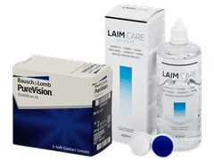 PureVision (6 Linsen) + Laim Care Pflegemittel 400 ml