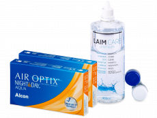 Air Optix Night and Day Aqua (2x3 Linsen) +  Laim-Care 400ml
