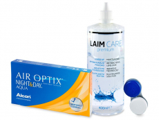 Air Optix Night and Day Aqua (6 Linsen) +  Laim-Care 400ml