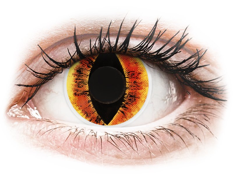 ColourVUE Crazy Lens - Saurons Eye - ohne Stärke (2 Linsen)