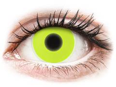 ColourVUE Crazy Glow Yellow - ohne Stärke (2 Linsen)