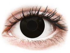 ColourVUE Crazy Lens - Blackout - Tageslinsen ohne Stärke (2 Linsen)