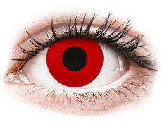 ColourVUE Crazy Lens - Red Devil - Tageslinsen ohne Stärke (2 Linsen)
