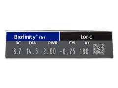 Biofinity Toric (6 Linsen)