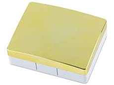 Kontaktlinsen-Etui Elegant  - golden 
