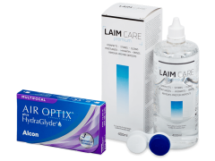 Air Optix plus HydraGlyde Multifocal (3 Linsen) + Laim-Care 400 ml