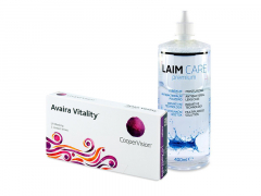 Avaira Vitality (3 Linsen) + Laim-Care 400 ml