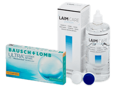 Bausch + Lomb ULTRA for Astigmatism (6 Linsen) + Laim Care Pflegemittel 400 ml