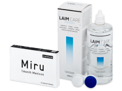 Miru 1 Month Menicon Multifocal (6 Linsen) + Laim-Care 400 ml