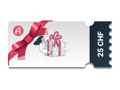 Geschenkgutschein für Linsen und Brillen im Wert von 25 CHF