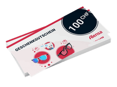 Geschenkgutschein für Linsen und Brillen im Wert von 100 CHF