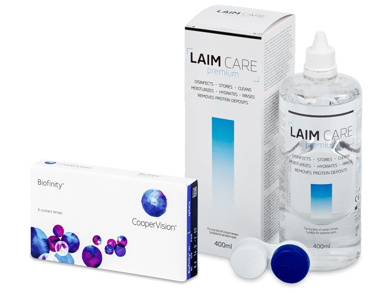Biofinity (6 Linsen) + Laim-Care 400 ml