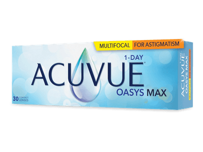 Acuvue Oasys Max 1-Day Multifocal for Astigmatism